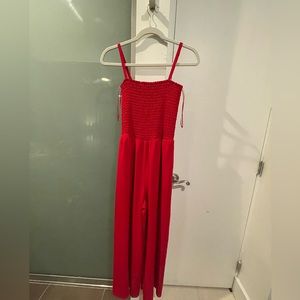 Red romper originally from nordstroms